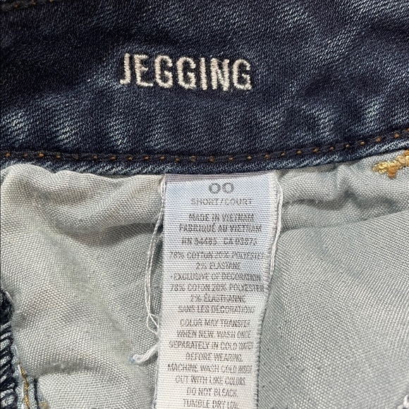 American Eagle Outfitters Vintage Low Rise Women's Denim Jeggings 00 Short | GUC - Picture 5 of 5